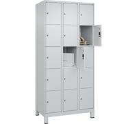 Armario de 5 compartimentos Classic PLUS C+P, 3 secciones