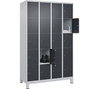 Armario de 5 compartimentos Classic PLUS C+P, 4 secciones