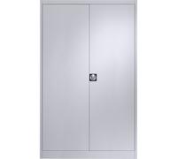 Armario de acero con puertas batientes mauser, 4 baldas, anchura 1200 mm