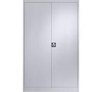 Armario de acero con puertas batientes mauser, 4 baldas, anchura 1200 mm