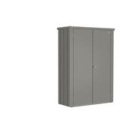Armario de acero para exterior biohort romeo high 132 x 181 x 57 cm y capacidad de 1100 l gris claro