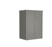 Armario de acero para exterior biohort romeo high 132 x 181 x 87 cm y capacidad de 1700 l gris claro