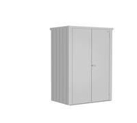 Armario de acero para exterior biohort romeo l high 132 x 181 x 87 cm y capacidad de 1700 l gris plata