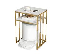 Armario de almacenamiento al vacío, mesita de noche portátil para robot de barrido, mesa auxiliar moderna para sala de estar y comedor