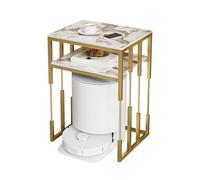 Armario de almacenamiento al vacío, mesita de noche portátil para robot de barrido, mesa auxiliar moderna para sala de estar y comedor