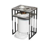 Armario de almacenamiento al vacío, mesita de noche portátil para robot de barrido, mesa auxiliar moderna para sala de estar y comedor