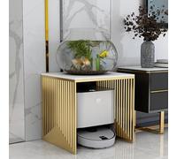 Armario de almacenamiento al vacío móvil con robot, estante de almacenamiento de metal para sala de estar, comedor, cocina, oficina en casa