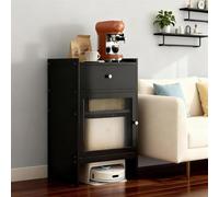 Armario de almacenamiento al vacío robot con puertas acrílicas, organizador que ahorra espacio para sala de estar, dormitorio y pasillo