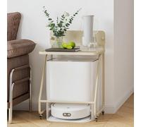 Armario de almacenamiento al vacío robot con ruedas, diseño de varios niveles para organización de sala de estar y cocina