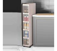 Armario de almacenamiento compacto para baño, estrecho, fácil de limpiar, ahorra espacio para zonas estrechas, solución de almacenamiento versátil para baño e inodoro