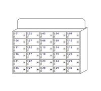 Armario de almacenamiento con cerradura para teléfonos móviles, antidistracción, con llaves, caja de seguridad (32 x 52 x 18 cm, 30,5 x 50,8 x 17,8 cm), ideal para oficinas y aulas