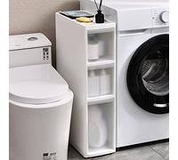 Armario de almacenamiento de baño con cajones de gran capacidad, torre de utilidad con ruedas que ahorra espacio para un hogar organizado