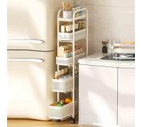 Armario de almacenamiento de baño, papel higiénico estrecho, fácil de limpiar y perfecto para espacios pequeños, solución versátil de almacenamiento para baño y inodoro