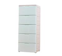 Armario de almacenamiento de plástico para niños con cajones de 45 pulgadas de ancho, color verde fruta, 4 capas, para habitación de bebé