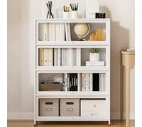 Armario de almacenamiento independiente con puerta magnética abatible hacia adentro, almohadillas ajustables, ideal para cocina, sala de estar, organización de estudio