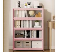 Armario de almacenamiento independiente con puerta magnética abatible hacia adentro, almohadillas ajustables, ideal para cocina, sala de estar, organización de estudio