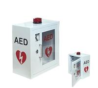 Armario De Almacenamiento Para DEA Montado En La Pared, Kit De Primeros Auxilios Con Desfibrilador Cardíaco DEA, Seguro Y Protegido Con Sirenas Y Luces Intermitentes, Caja De Kit De Emergencia Y Kit