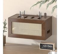 Armario de Almacenamiento para Router WiFi, Ocultador de Caja WiFi de Pared, Caja de Almacenamiento para Router inalámbrico WiFi, Almacenamiento Invisible(32x22x21cm/12.6x8.7x8.3in)