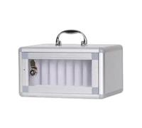 Armario de almacenamiento para teléfono móvil con cerradura y llave, caja segura portátil para uso escolar y de fábrica