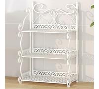 Armario de almacenamiento plegable de metal estrecho de 3 niveles para oficina en casa, dormitorio y sala de estar, no requiere montaje, portátil, 65 cm, color negro