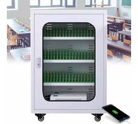 Armario de almacenamiento recargable para teléfono, casillero portátil de aleación de aluminio para carga segura de dispositivos en oficinas y salas de conferencias