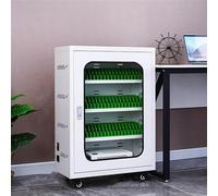 Armario de almacenamiento recargable para teléfono con estación de carga USB, gabinete de carga móvil de 20 puertos para carga segura en escuelas y oficinas