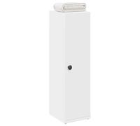 vidaXL Mueble de baño con portarrollos Blanco 20,5x22x72 cm, Armario de Almacenamiento de baño, Armario de Cuarto de baño, Mueble de Suelo de baño