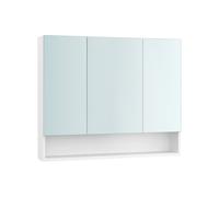 Armario de Baño con Puertas de Espejo 16,5 x 90 x 75 cm