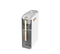 Armario de baño estrecho de 4 niveles para huecos, cajón de papel higiénico, torre de almacenamiento con cajones transparentes y asa fácil de tirar, unidad de almacenamiento vertical, gran capacidad