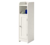 Relaxdays Mueble de baño blanco blanco,plata