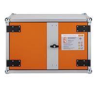Armario de carga de baterías de seguridad para sistema de alarma de incendios CEMO, A x P x H 830 x 660 x 520 mm