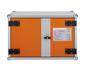 Armario de carga de baterías de seguridad para sistema de alarma de incendios CEMO, A x P x H 830 x 660 x 520 mm