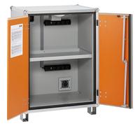 Armario de carga de seguridad para baterías BASIC CEMO, con pies, altura 1110 mm