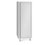 Royal Catering Armario para vajilla de acero inoxidable, 60 x 70 x 180 cm, 3 compartimentos, fácil montaje, patas ajustables en altura, armario alto