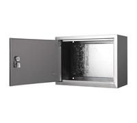 Armario de Distribución para Pared de Acero Inoxidable 304, Caja Distribucion Electrica Impermeable IP65, para Interiores y Exteriores, para Proyectos de Iluminación WiFi(40x30x15cm)