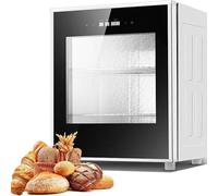 Armario De Fermentación De Masa Comercial De Acero Inoxidable De 40 Litros Con Control Ajustable De Temperatura Y Humedad For Panadería Masa De Pizza Masa Madre De Pastelería(220v)