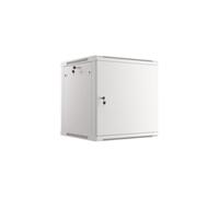 Lanberg Armario mural 19'' 12U 600x600 con puertas de acero gris en kit