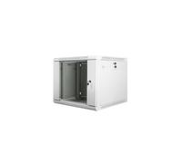 "ARMARIO de instalación suspendida LANBERG 19 9U 600X600mm gris (puerta de vidrio) - WF01-6609-10S"