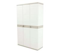 Plastiken Titanium Armarios, Plástico, Beige, 105x44x176 cm