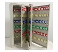 Armario de llaves de acero de gran capacidad con cerradura de seguridad, caja de 350 llaves para el hogar, hotel, bienes raíces y negocios, solución portátil con ganchos y etiquetas