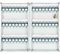 Armario de llaves de aleación de aluminio con cerradura montado en la pared, solución de almacenamiento de llaves, perfecta para el hogar y la oficina, un color, 24 llaves