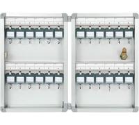 Armario de llaves de aleación de aluminio con cerradura para colgar en la pared, ideal para guardar llaves, 12 llaves de un color