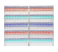 Armario de llaves montado en la pared, llave de aleación de aluminio con cerradura con ganchos y etiquetas para un almacenamiento seguro, perfecto para el hogar, oficina, escuela y lugar de trabajo