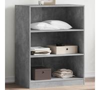 Armario de madera de ingeniería gris hormigón 77x48x102 cm,Productos del hogar,Organización y almacenamiento,Almacenamiento de ropa y armarios,Organizadores de vestidores y perchas de barra-840824