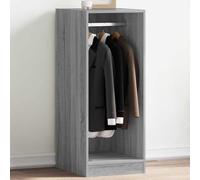 Armario de madera de ingeniería gris Sonoma 48x41x102 cm,Productos del hogar,Organización y almacenamiento,Almacenamiento de ropa y armarios,Organizadores de vestidores y perchas de barra-840819