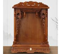 Armario de madera maciza con panel de almacenamiento extraíble, estilo chino, mesa de oración budista para culto en casa