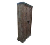 Armario de madera marrón 121x45x220
