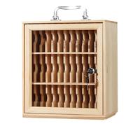 Armario de madera para teléfono móvil para estudiantes. Armario duradero con asa con asa para guardar teléfonos. Ideal para escuelas, aulas y salas de examen. Solución de seguridad duradera.