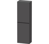 Armario de media altura Duravit D-Neo, 400x1320x240mm, una puerta, bisagras de la puerta de libre elección, 4 estantes de cristal, DE011804949, Color: Grafito Mate Decoración