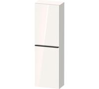 Armario de media altura Duravit D-Neo, 400x1320x240mm, una puerta, bisagras de la puerta de libre elección, 4 estantes de cristal, DE011802222, Color: Decoración blanca de alto brillo